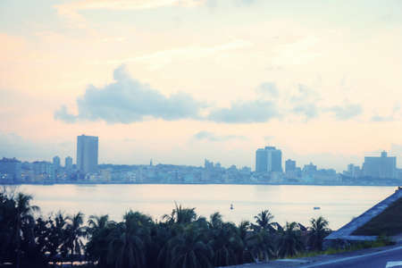 Cityscape of Havana city at sunset. Cubaの写真素材