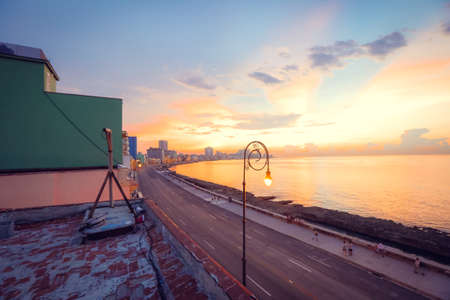 Pattaya city skyline at sunset, Chonburi, Thailandの写真素材