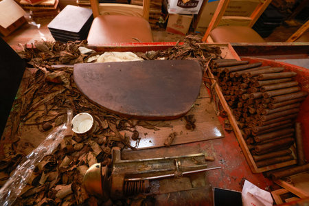 Detail of a cigar shop
