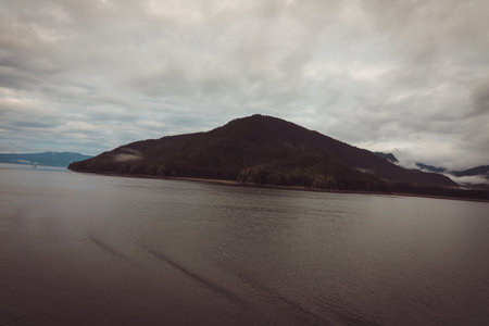 Tracy Arm Fjord Iceberg. Iceberg in Tracy Arm Fjord, Alaska.の写真素材