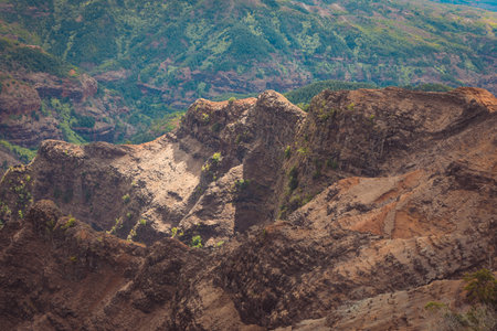 Waimea Canyon, Kauaiの写真素材