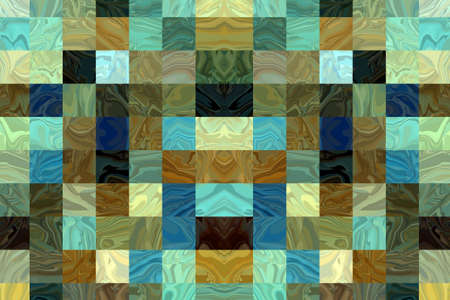Colorful checkered design for tiles, T shirt, bed sheet, sari, table cloth, carpet, curtain and...