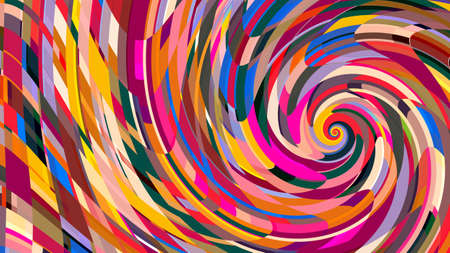 Colorful waves. Best wallpaper for interior decoration. Design for T shirt, bed sheet, table cloth...
