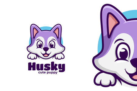 Cute Sitting Puppy Cartoon Kawaiiのイラスト素材