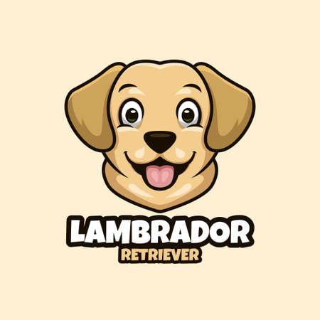 Logo for pet shop, pet care or your own dog with Beagle dogのイラスト素材