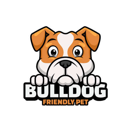 Logo for pet shop, pet care or your own dog with Beagle dogのイラスト素材