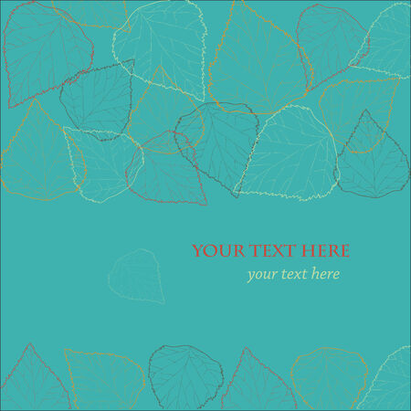 autumn background with leavesのイラスト素材