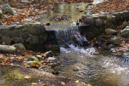 Tiny Little Waterfallの写真素材