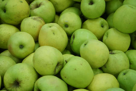 Granny Smith Apples at a Farmer's Market