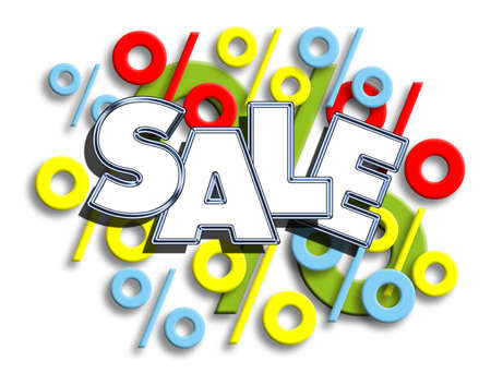 Sale whiteの写真素材