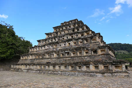 Archaeological site of El Tajin, Veracruz in Mexicoの写真素材