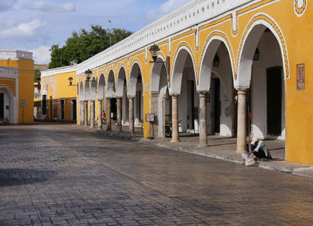 Izamal a Colonial village in Yucatan Mexico, 2015のeditorial素材
