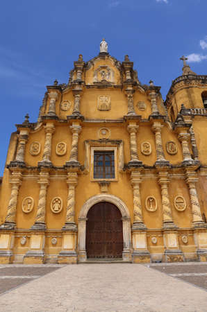 Yellow church - Recoleccion in Leon, Nicaragua