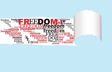 Freedom in the skyのイラスト素材