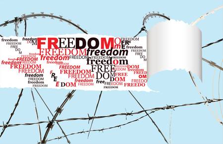 Freedom in the skyのイラスト素材