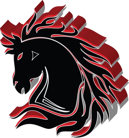 Artistic horseのイラスト素材