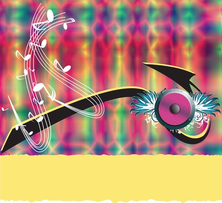 Music backgroundのイラスト素材