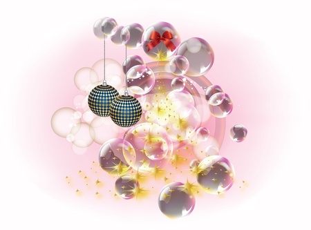 Christmas decorationsのイラスト素材