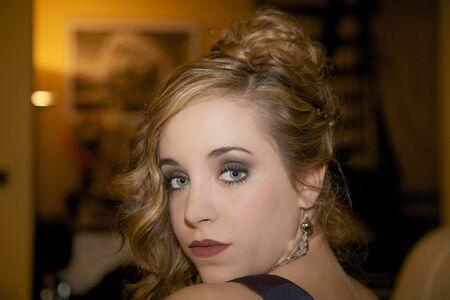 Beautiful young woman portrait