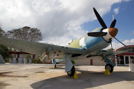Cuban aircraft, Hawker Sea Fury, used during the defense of Bay of Pigs invasion against the CIA...