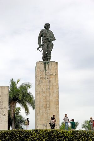Che Guevara monument at the Che Guevara Mausoleum, Santa Clara, Cubaのeditorial素材