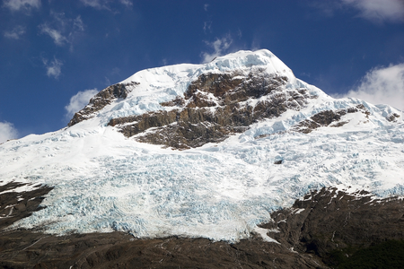 Glacier view from the Argentino Lake, Argentina. Argentino Lake is the biggest freshwater lake in Argentina.の写真素材