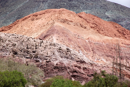 Cerro de los Siete Colores, the Hill of Seven Colors, Argentina. Cerro de los Siete Colores is one of the hills bordering the Quebrada de Purmamarcaの写真素材