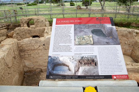 Egnazia was an ancient city of the Messapii as Egnazia Apulia was a medieval bishopric, which remains a Latin Catholic titular see. It is located near the modern Fasano, in Salento, in southern part of Apulia, region in southern Italy. The first settlemenのeditorial素材