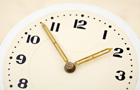 Face of the clock - close-up.