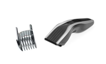 Hair clipper isolated on white backgroundの写真素材