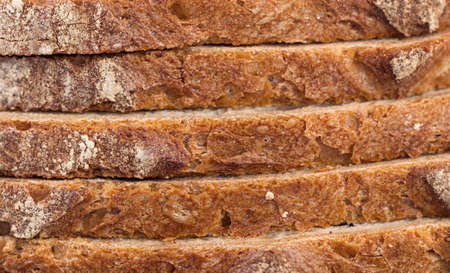 Close up of Sliced ??bread.の写真素材