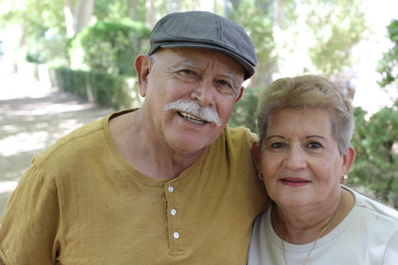 Senior citizens falling in love