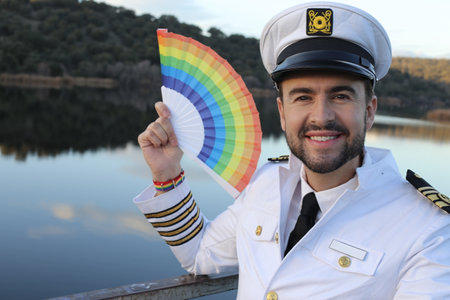 Captain of an LGBTQIA+ cruise