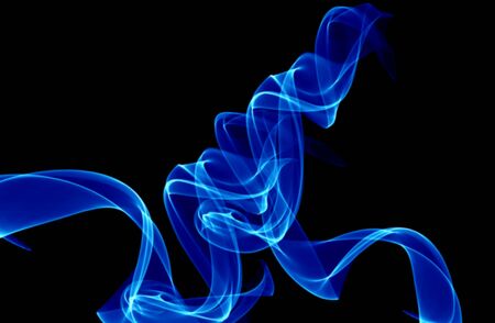 Blue smoky abstract backgroundの写真素材