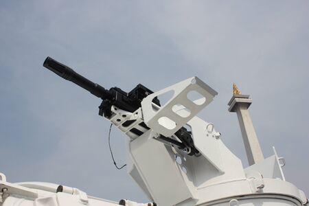 Jakarta, Indonesia, 8 October 2012; APCs at the Indonesian Army primary weapons defense systems exhibition at the National Monument (Monas) area in Central Jakarta.のeditorial素材