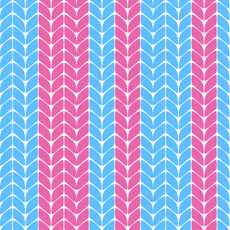 Seamless knitted patternのイラスト素材