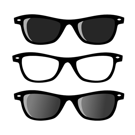 Three modern glassesのイラスト素材