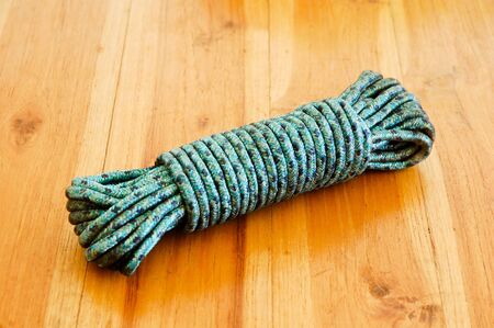Rope on a wood floor