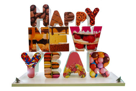 Happy New Year sign の写真素材