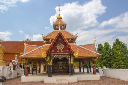 Temples Thailand, Wat Pong Sanuk Lampang, Thailand の写真素材
