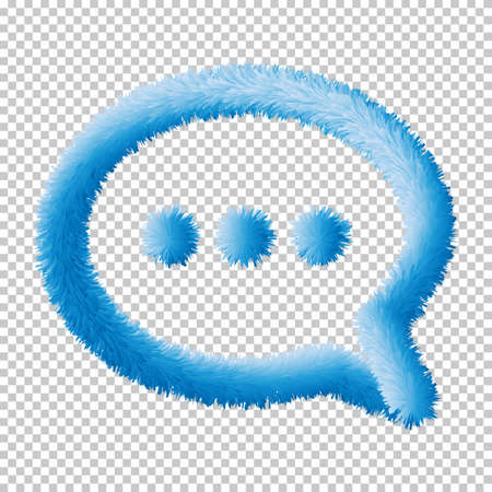 messages web icon. Fur. Vector illustration.のイラスト素材