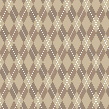 Brown Argyle Check Wallpaperのイラスト素材