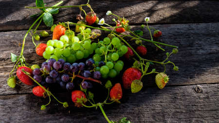 Fresh fruits.Mixed fruits background.Healthy eating, dieting, love fruits.の写真素材