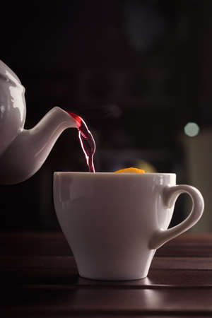 Tea with orange