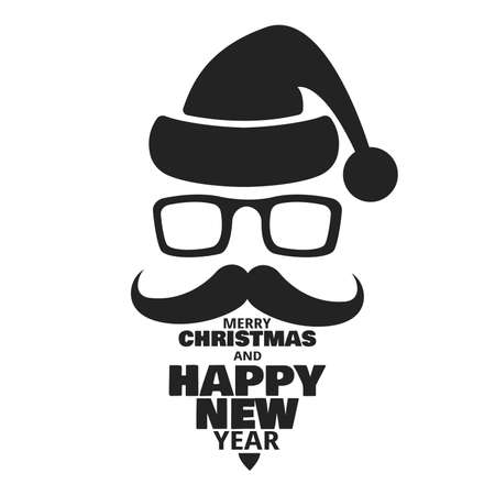 Santa Claus holiday theme poster design vectorのイラスト素材