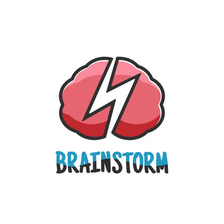 Design, concept brainstorm.m Vector symbol, badge, iconのイラスト素材