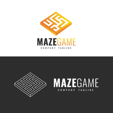 Vector  template.  design, a game studio, Vector symbol, badge, iconのイラスト素材