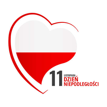 Vector Illustration of the Day of Poland.のイラスト素材