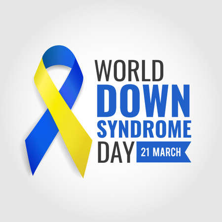 Vector Illustration on the theme World Down Syndrome Dayのイラスト素材