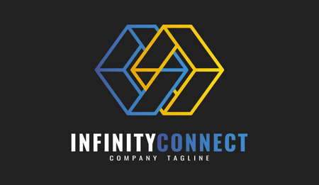 Abstract template. Infinity design.のイラスト素材